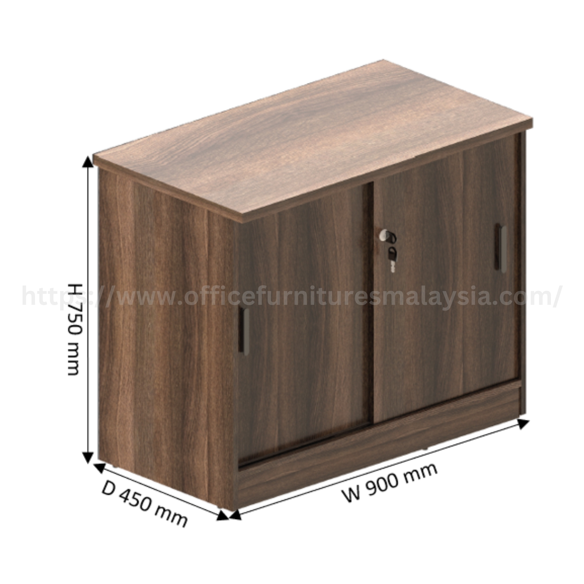 3 ft Wesley Side Cabinet Banting Klang Shah Alam