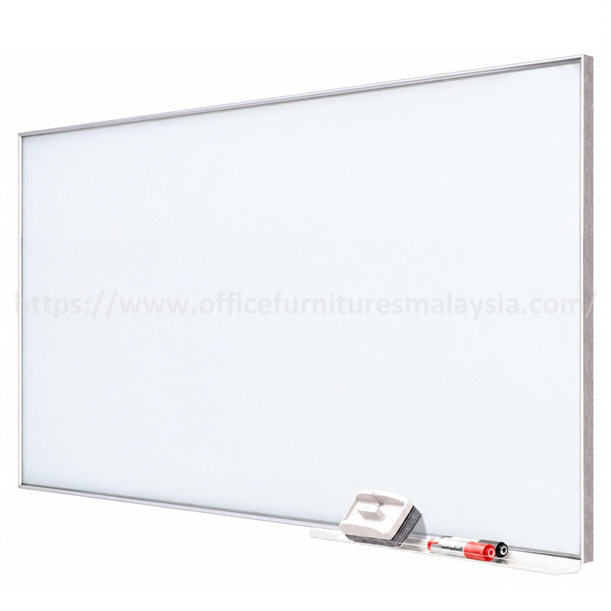 3 ft x 4 ft Chrome Frame Magnetic Tempered Glass Board Batang Kali Kuala Kubu Bahru