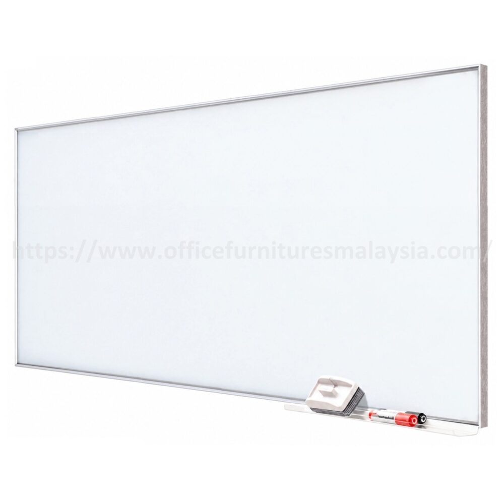 3 ft x 5 ft Chrome Frame Magnetic Tempered Glass Board Bandar Baru Bangi Selayang