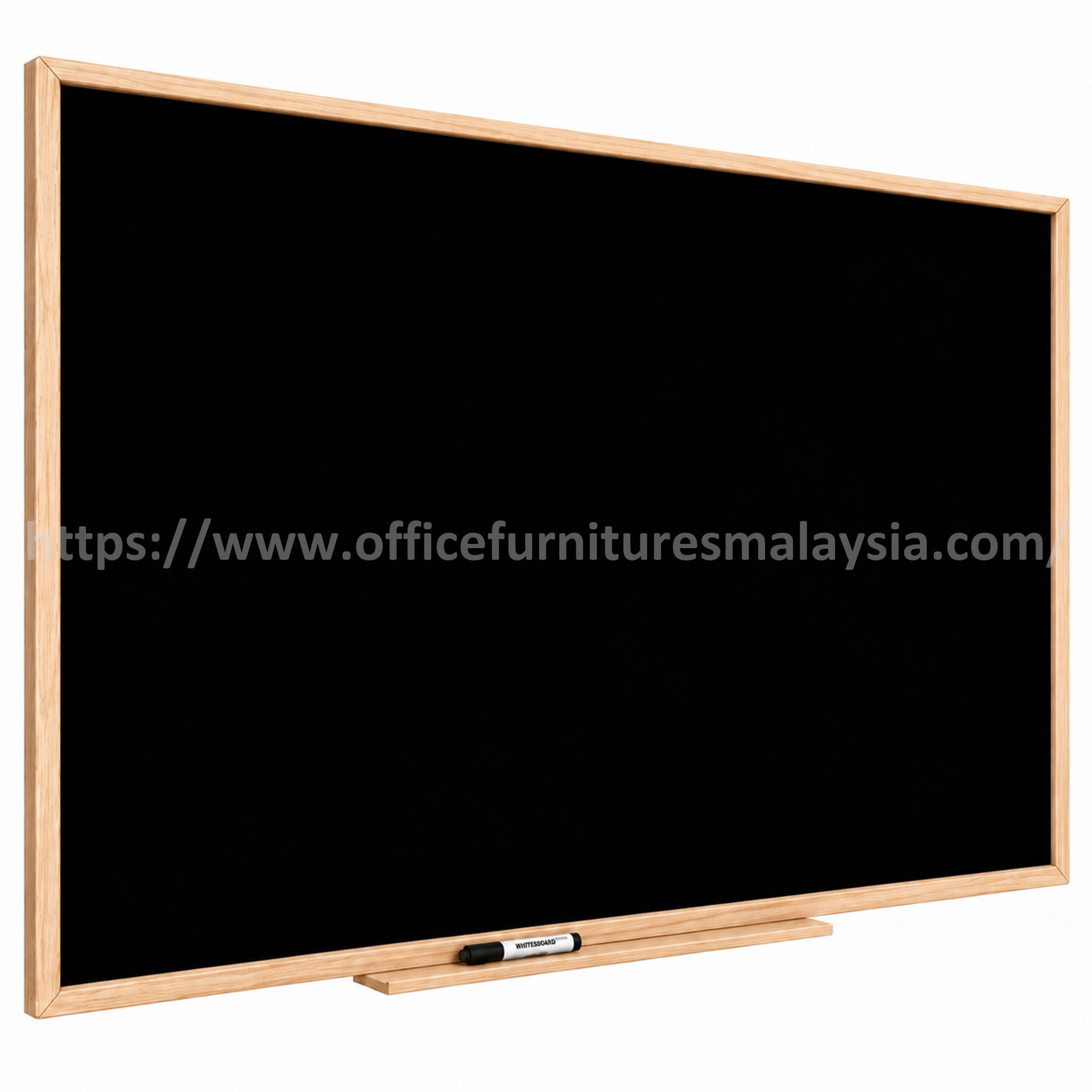 4 ft x 10 ft Magnetic Black Board Wooden Frame Bukit Raja Klang Damansara