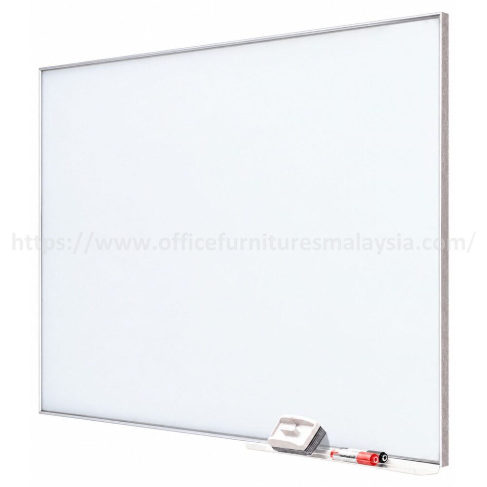 4 ft x 4 ft Chrome Frame Magnetic Tempered Glass Board Batu Caves Selayang Beranang