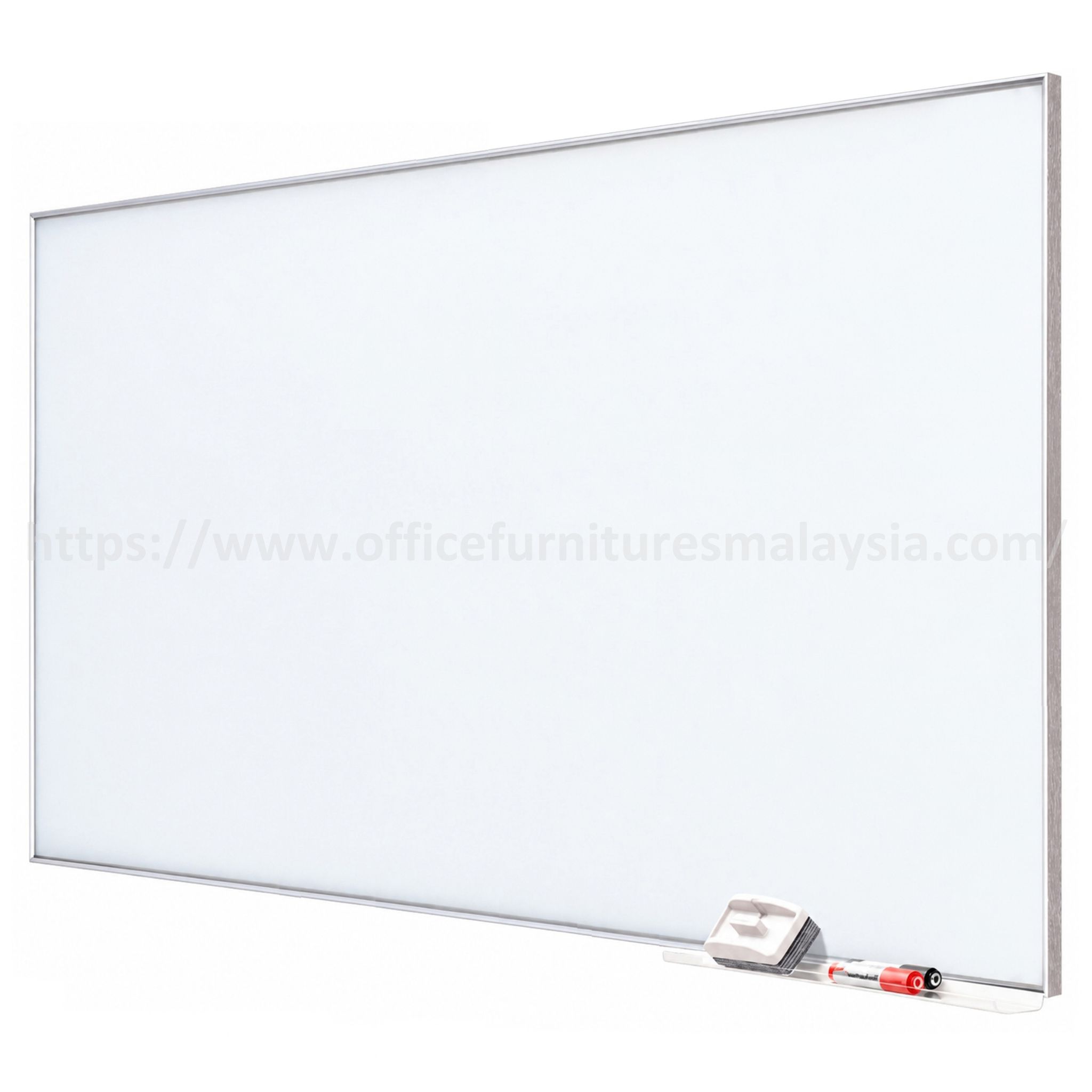 4 ft x 8 ft Chrome Frame Magnetic Tempered Glass Board Banting Kajang Cyberjaya
