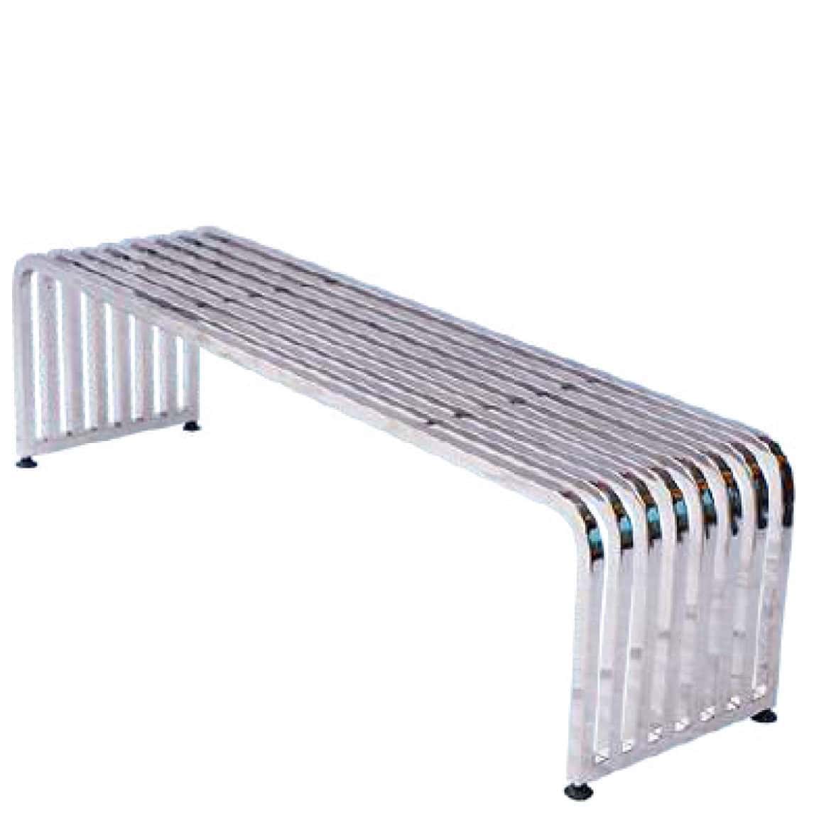6.6 ft Stainless Steel Bench Curve Corner Teluk Panglima Garang KLCC Banting