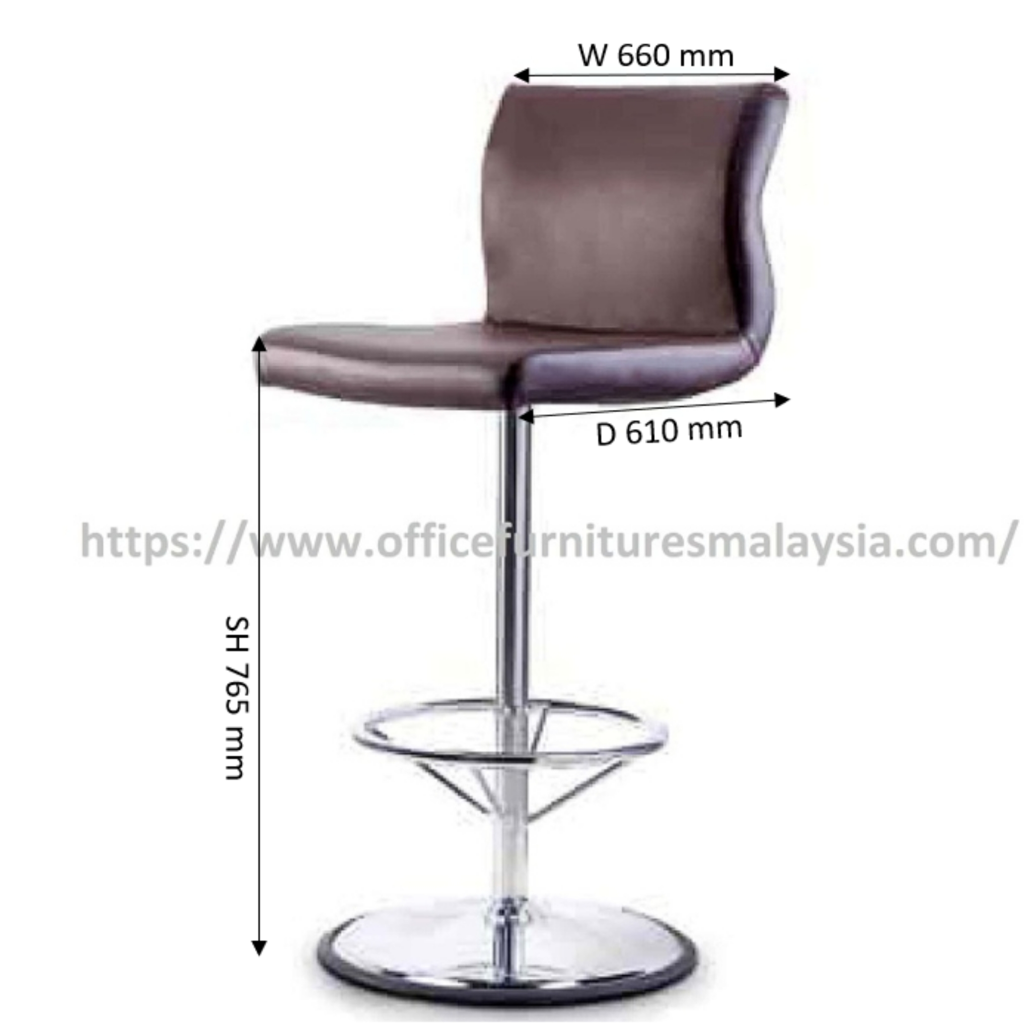 Pub Height Bar Stool Bangi Klang Serdang