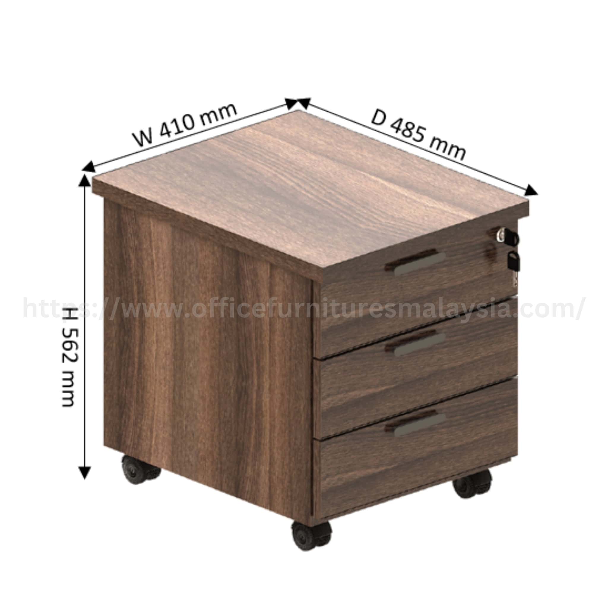 Wesley Office Mobile Pedestal 3 Drawer Subang Jaya Putrajaya Klang