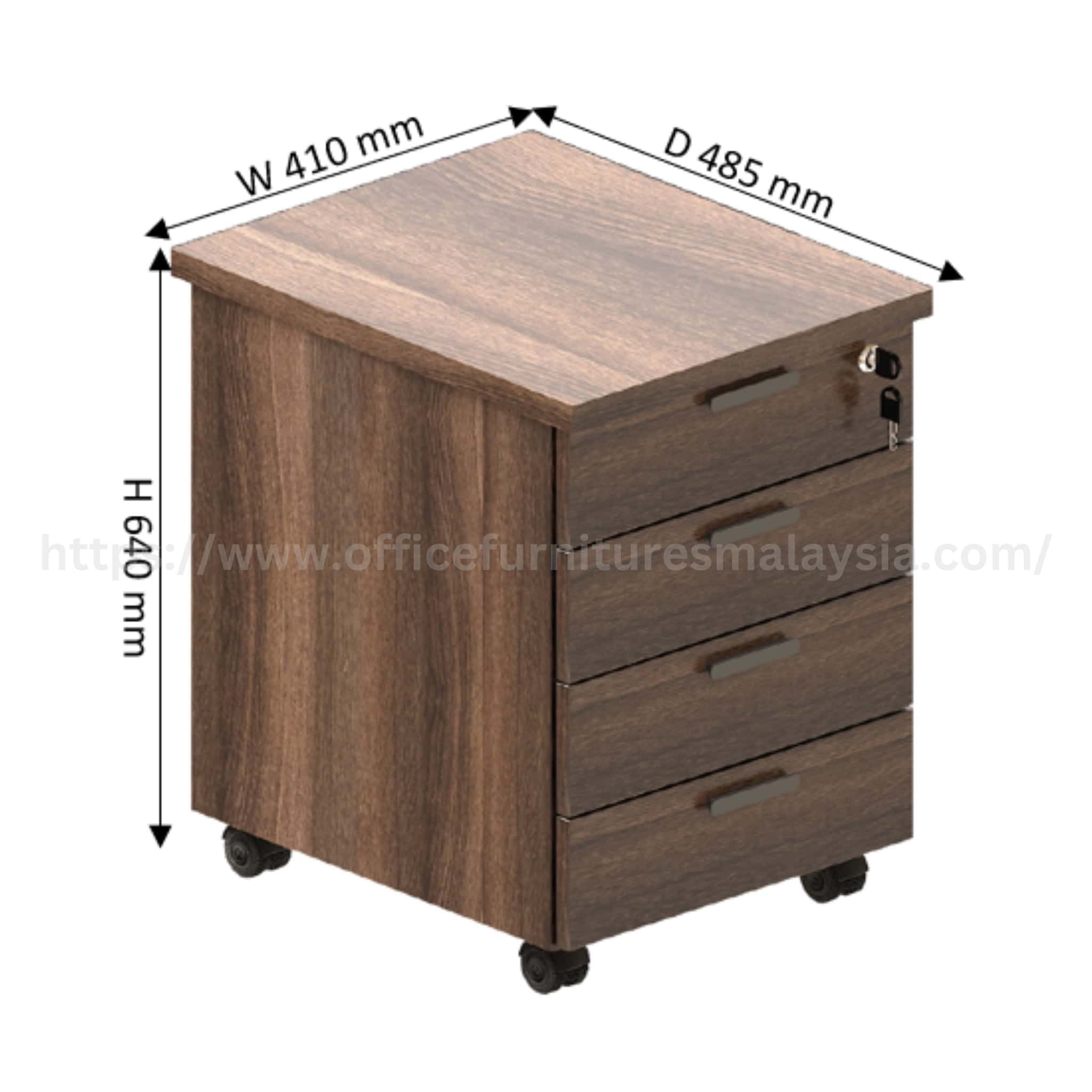 Wesley Office Mobile Pedestal 4 Drawer Teluk Panglima Garang Bangi Kajang